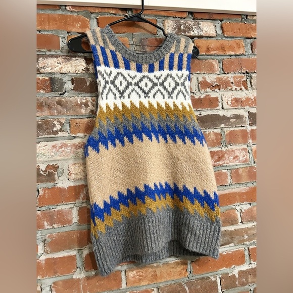 Ichi Wool Blend Knit Sweater Vest Size XS - Picture 6 of 12